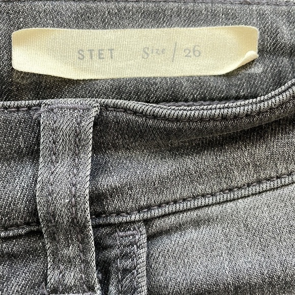Sz26 Anthropologie Pilcro Stet Denim in faded grey GUC - Picture 5 of 8